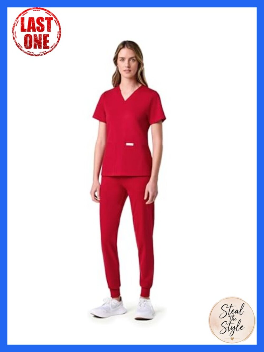 UltraSOFT Women's Scrub Set Slim Fit 6-Pocket Medical Uniform